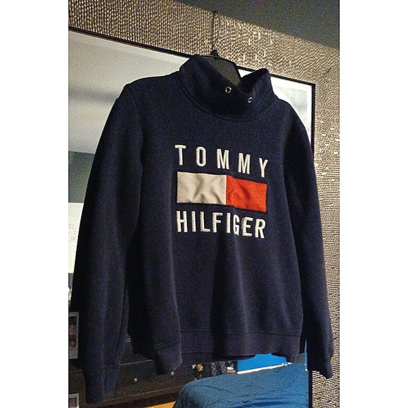 Tommy Hilfiger Mock Neck Hoodie - Picture 1 of 1